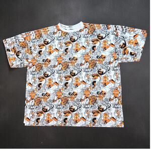 VTG Y2K Give Me Face T-Shirt Mens All Over Print Rap Legends Tupac Biggie Sz 4XL